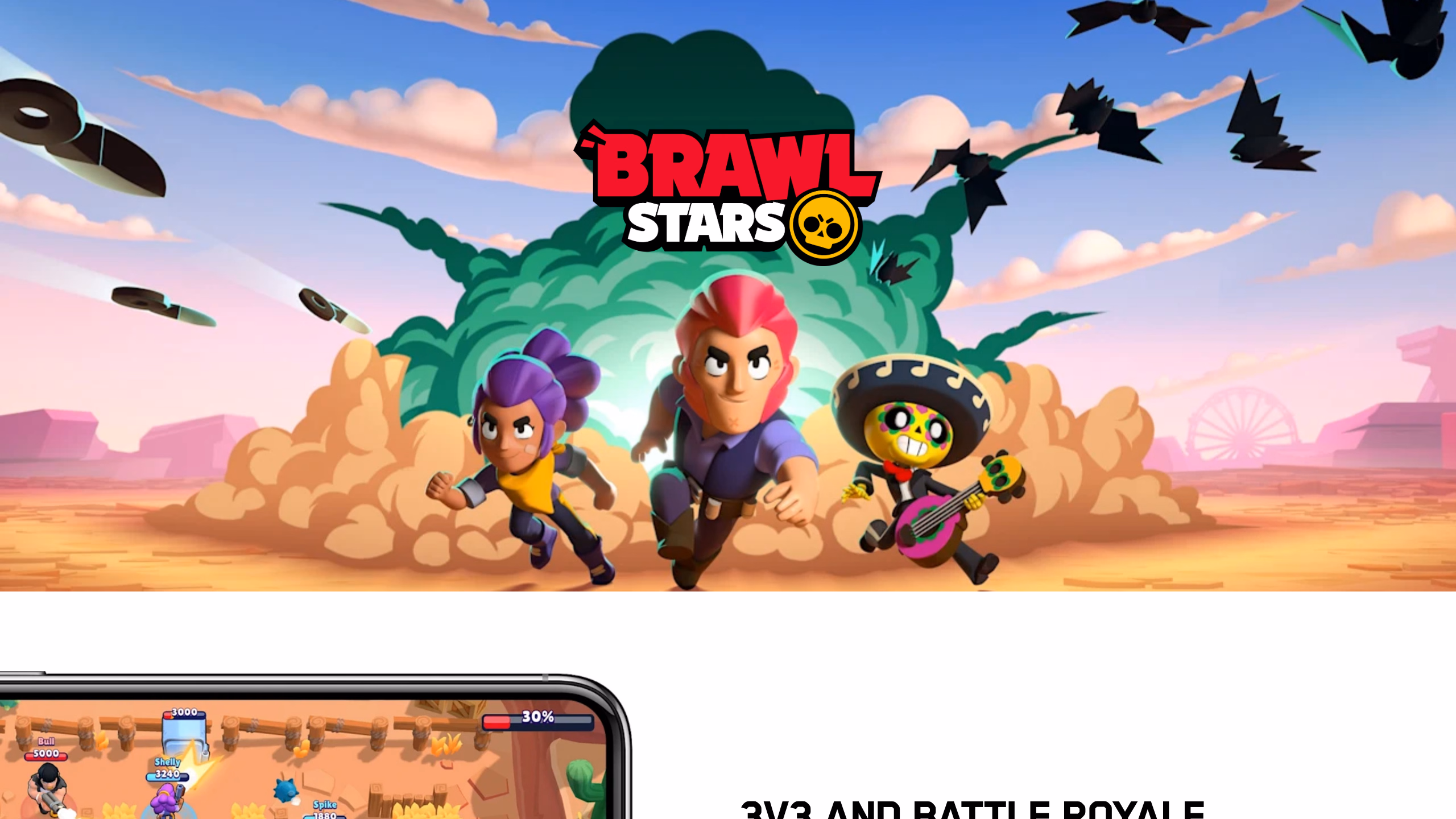 Brawl Stars на supercell.com — официальная страница игры от Supercell