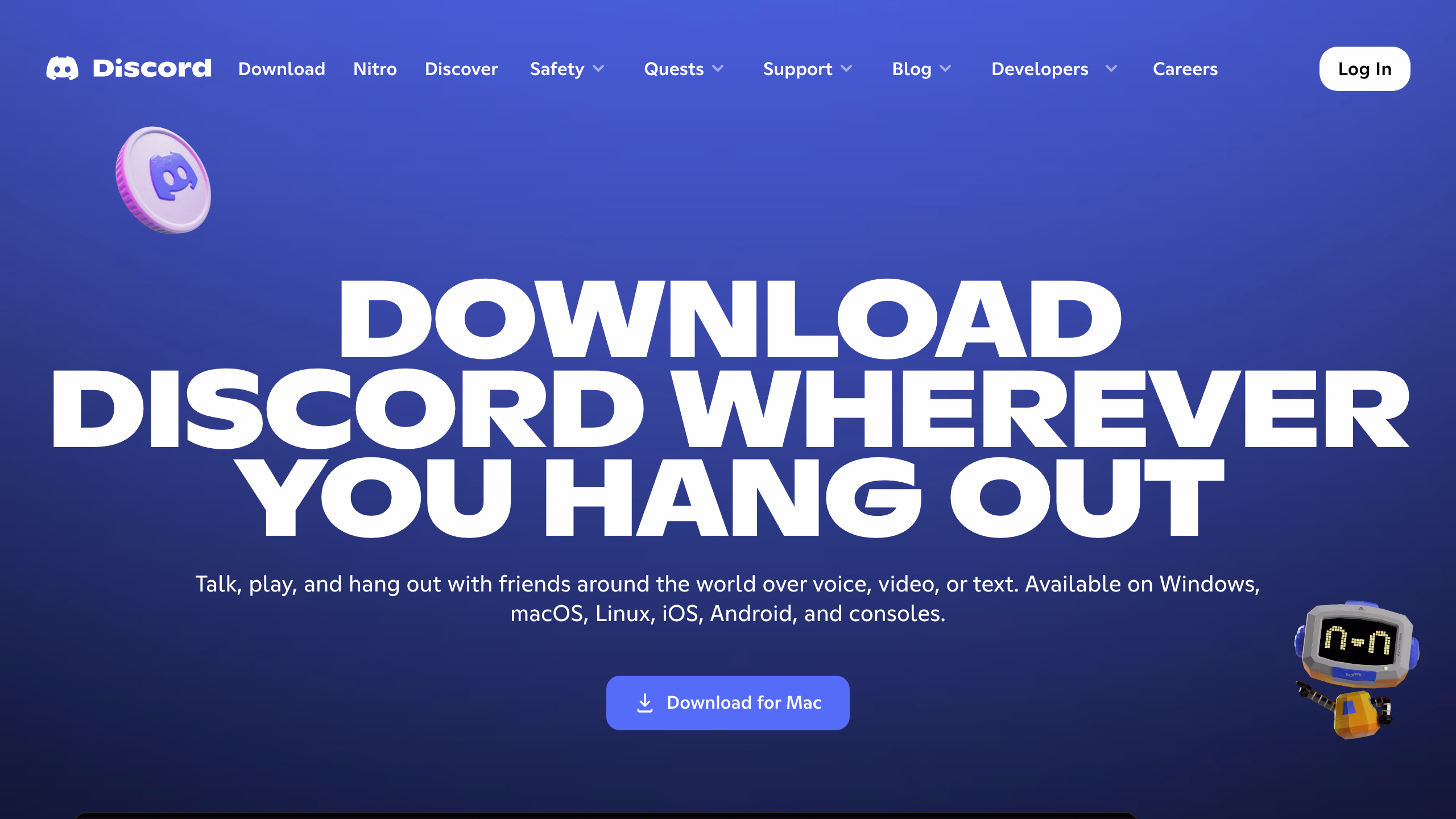 Discord Download — официальная страница установки клиента Discord