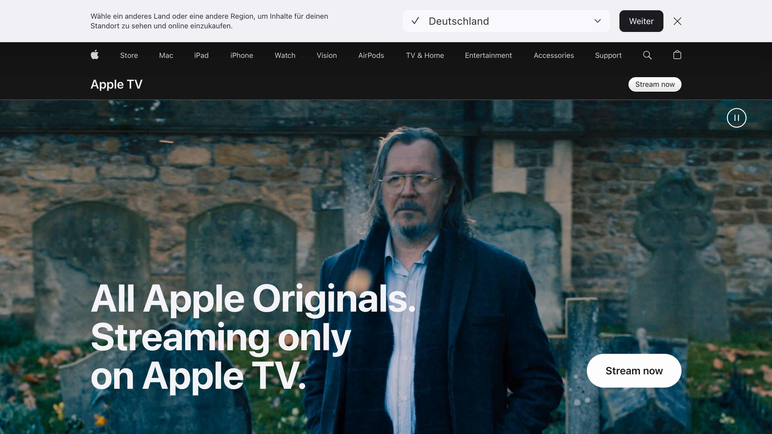 Apple TV+ — официальная страница стримингового сервиса Apple