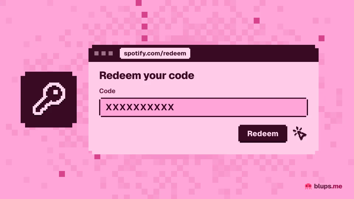 Поле для кода Spotify