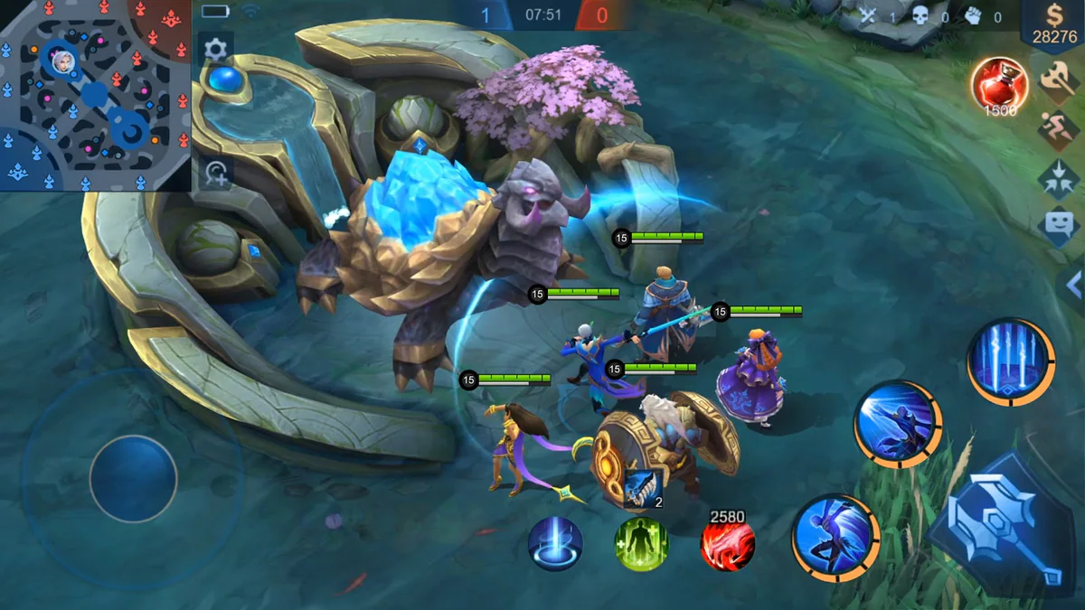 Бой в Mobile Legends