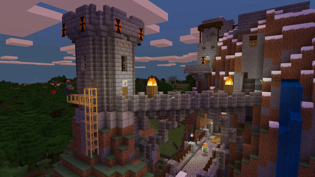 Замок в Minecraft