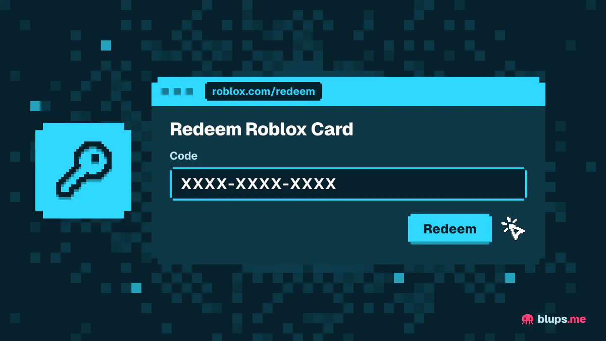 Активация кода Roblox