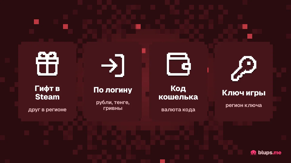 Как подарить игру без денег на кошельке