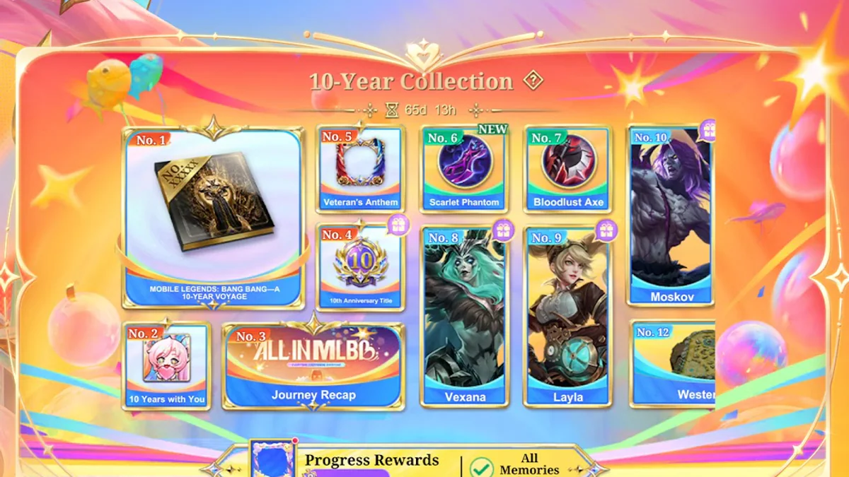 Коллекция события в Mobile Legends