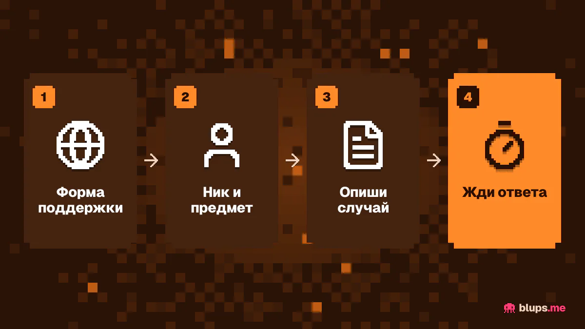 Как запросить компенсацию Robux