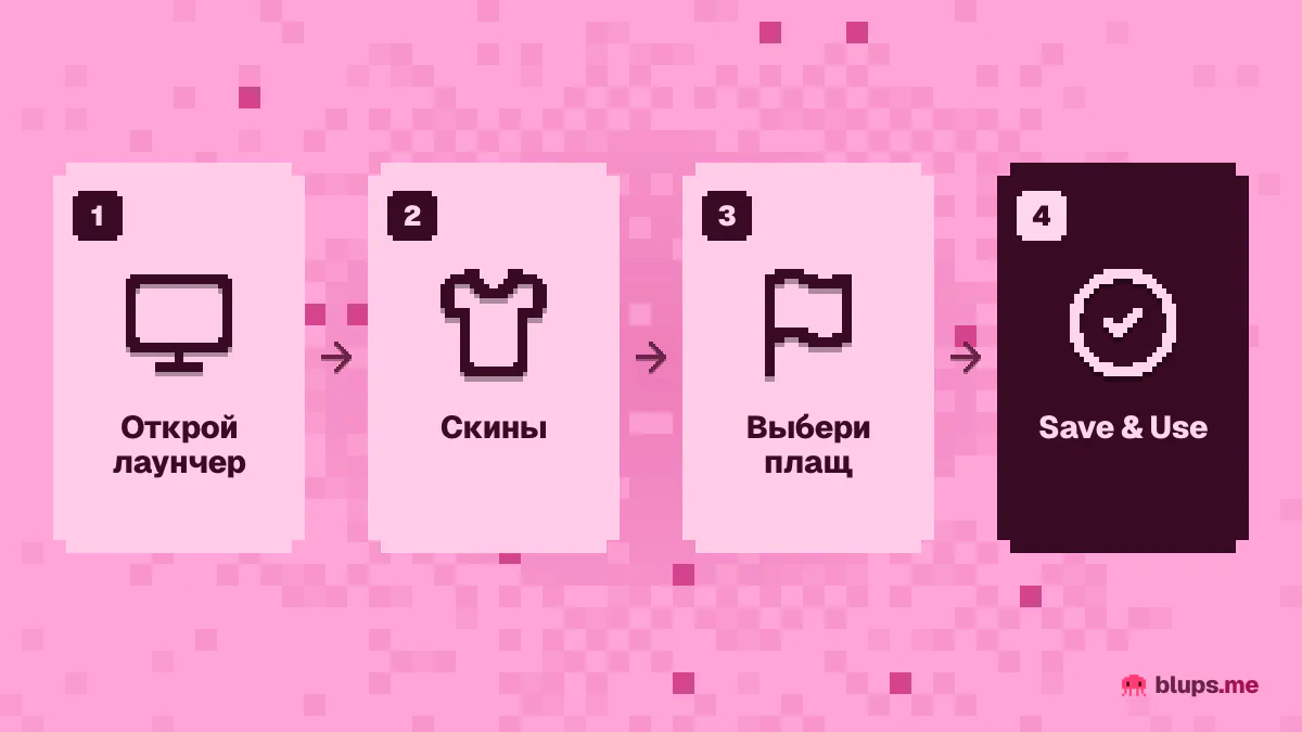 Перенос плаща в Java Edition
