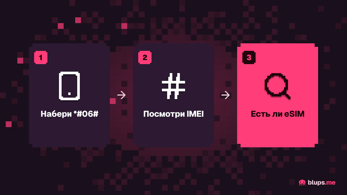 Как проверить eSIM на телефоне