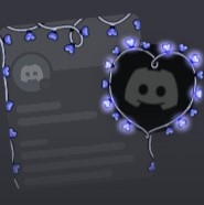 Украшения Дискорд: Valentines: Набор "Сердечные дела" (синие)
