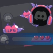 Украшения Дискорд: Love XP: Набор "Дьявол-искуситель"