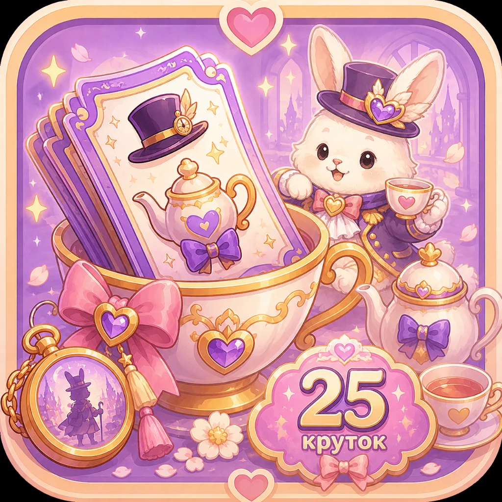 Heartopia 25 круток «Чудесное чаепитие» (Кролик-герцог)