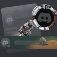 Украшения Дискорд: STAR WARS THE MANDALORIAN AND GROGU: Набор "Мандо"
