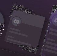 Discord Набор "Темные розы" (черный)